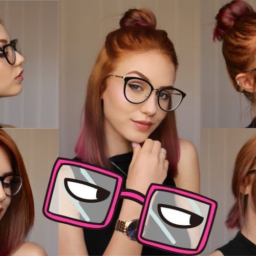 Medium Haircuts For Women Who Wear Glasses (Photo 3 of 20)