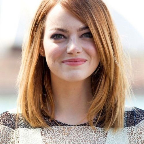 Medium Haircuts Ideas For Round Faces (Photo 9 of 20)