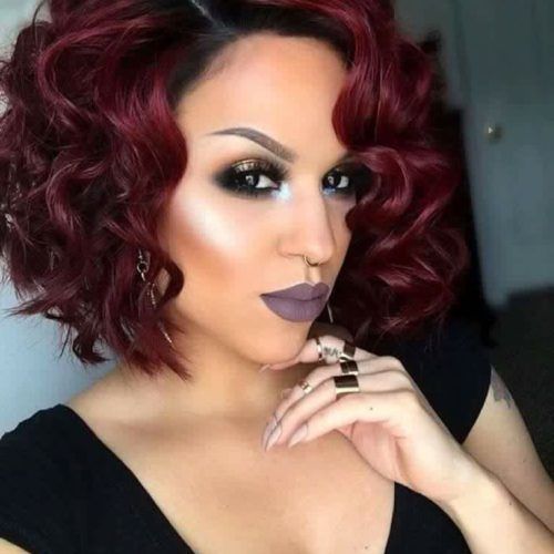 Medium Hairstyles With Color For Black Women (Photo 11 of 20)