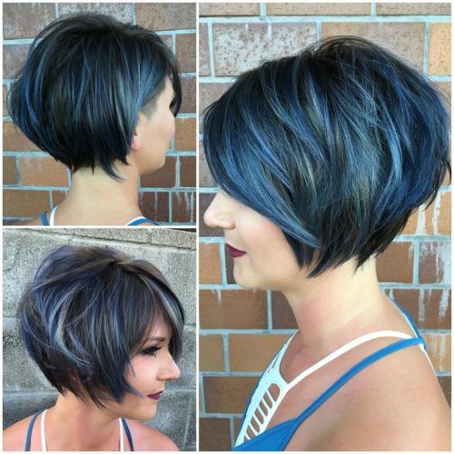 Messy Short Bob Hairstyles With Side-Swept Fringes (Photo 2 of 20)