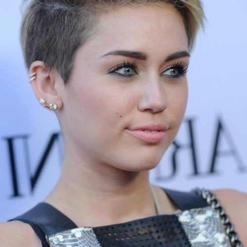 Miley Cyrus Pixie Haircuts (Photo 17 of 20)