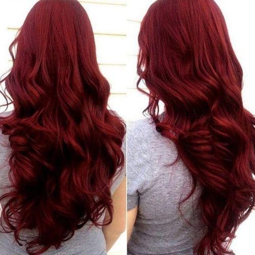 Red Long Hairstyles (Photo 3 of 20)
