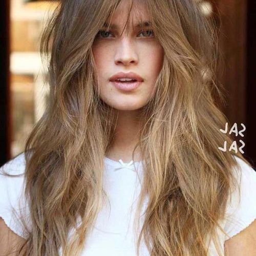 Shag Hairstyles With Messy Wavy Bangs (Photo 10 of 20)