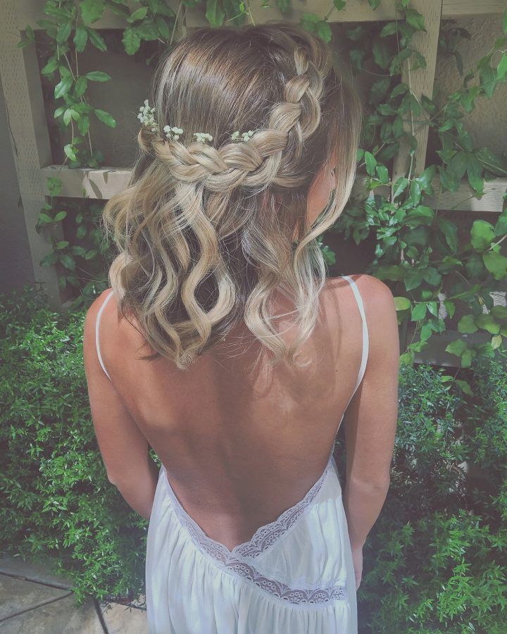 20 Photos Tangled Braided Crown Prom Hairstyles