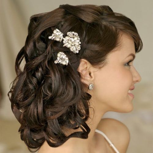 Wedding Hairstyles For Medium Length Dark Hair (Photo 14 of 15)