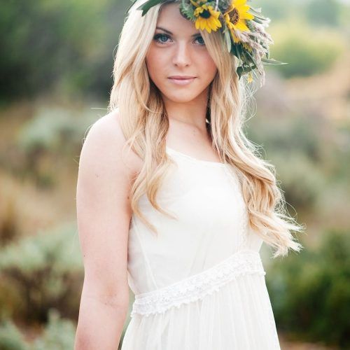 Wedding Hairstyles With Sunflowers (Photo 8 of 15)