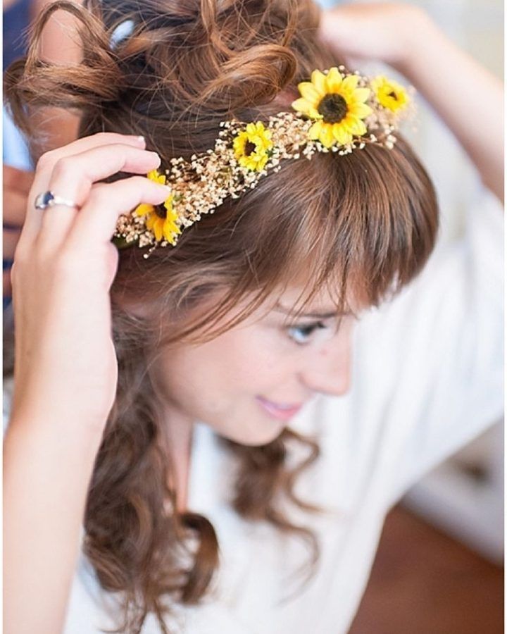 15 Best Ideas Wedding Hairstyles with Sunflowers