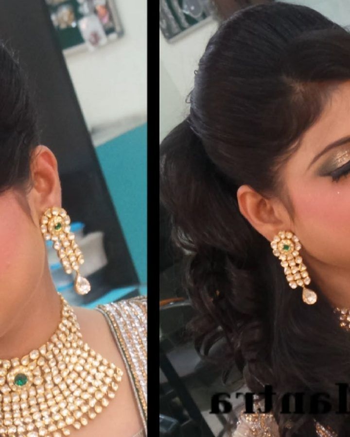 15 Best Ideas Wedding Reception Hairstyles for Indian Bride