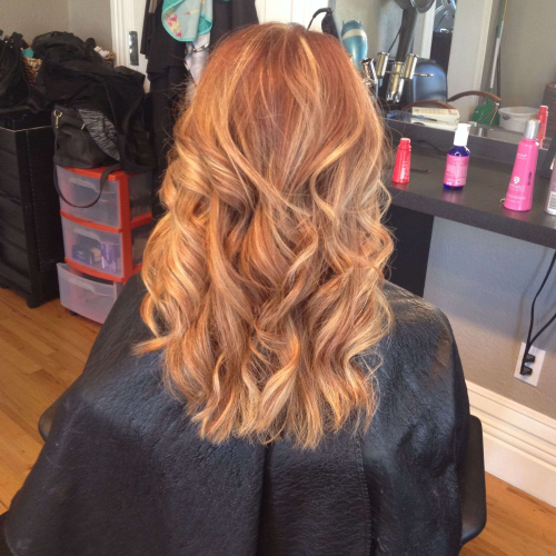 Beachy Waves Hairstyles With Blonde Highlights (Photo 19 of 20)