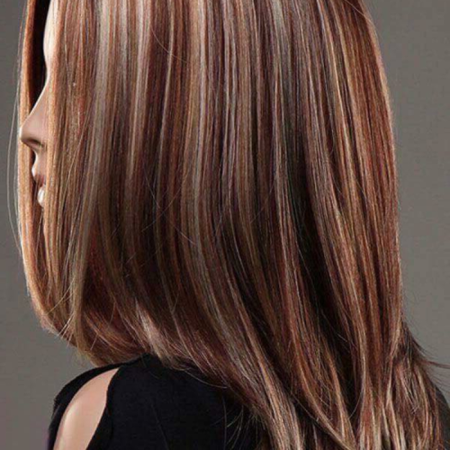 Medium Hairstyles With Red Highlights (Photo 9 of 20)