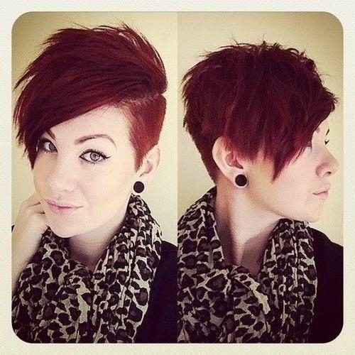 Short Hairstyles With Both Sides Shaved (Photo 20 of 20)