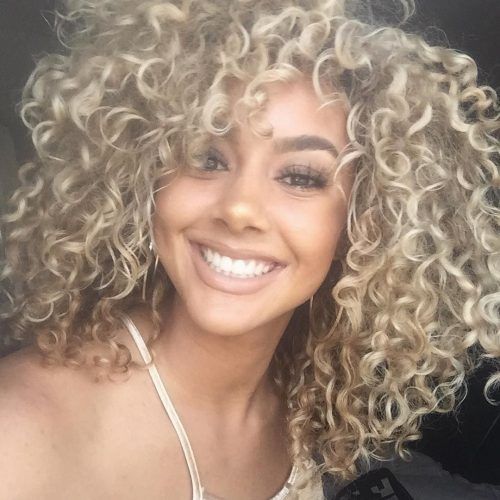Playful Blonde Curls Hairstyles (Photo 1 of 20)