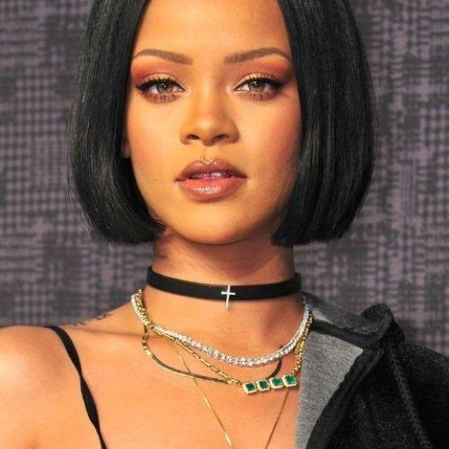 Rihanna Bob Hairstyles With Weave (Photo 13 of 15)