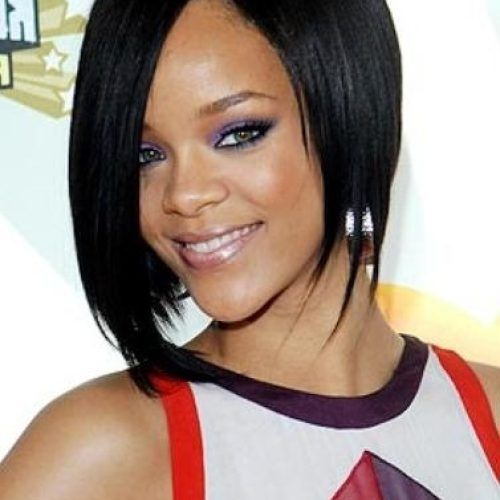Rihanna Bob Hairstyles (Photo 5 of 15)