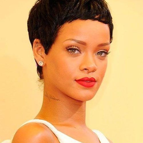 Rihanna Pixie Haircuts (Photo 17 of 20)