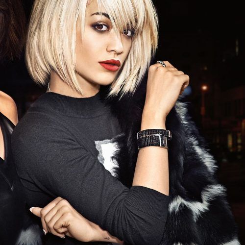 Rita Ora Medium Hairstyles (Photo 9 of 20)