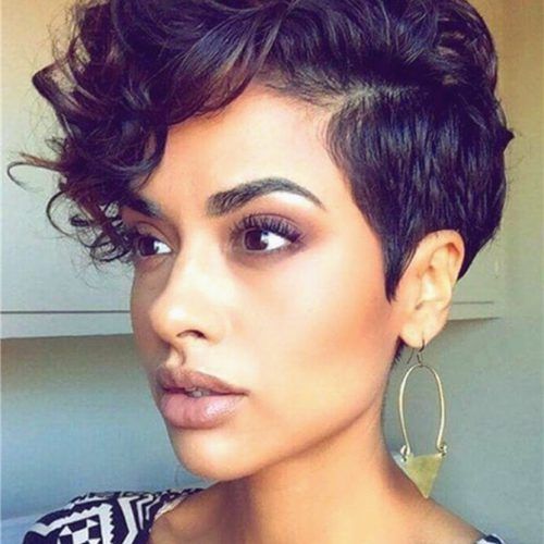 Short Pixie Haircuts With Relaxed Curls (Photo 7 of 20)