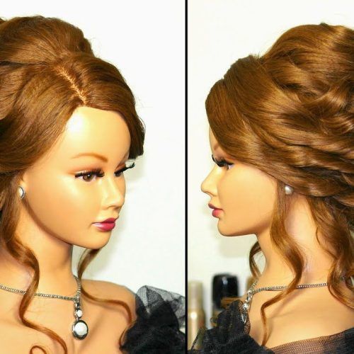 Side Swept Carousel Braid Hairstyles (Photo 18 of 20)