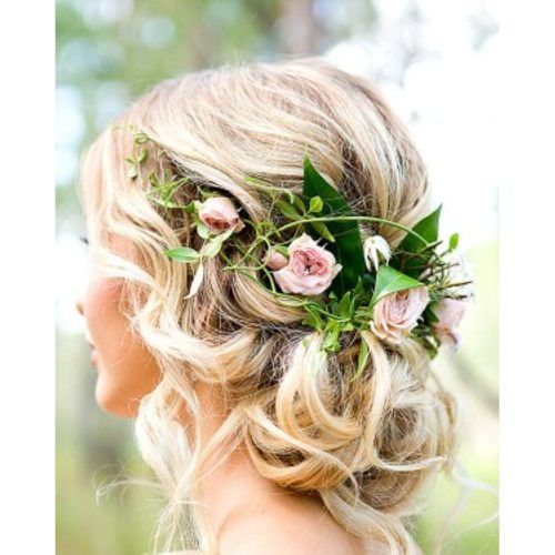 Romantic Florals Updo Hairstyles (Photo 9 of 20)