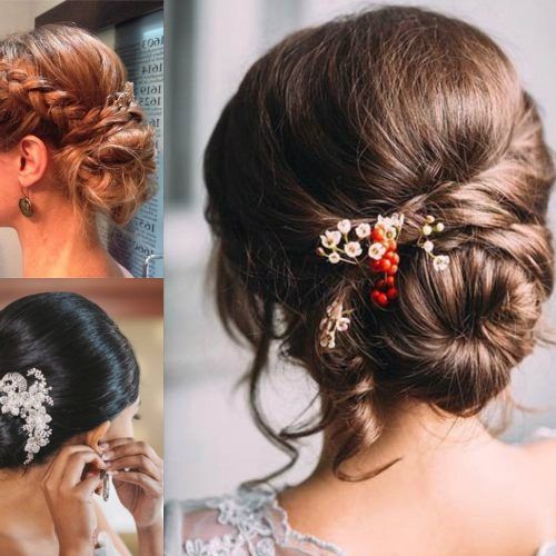Low Bun Updo Hairstyles For Wedding (Photo 5 of 15)