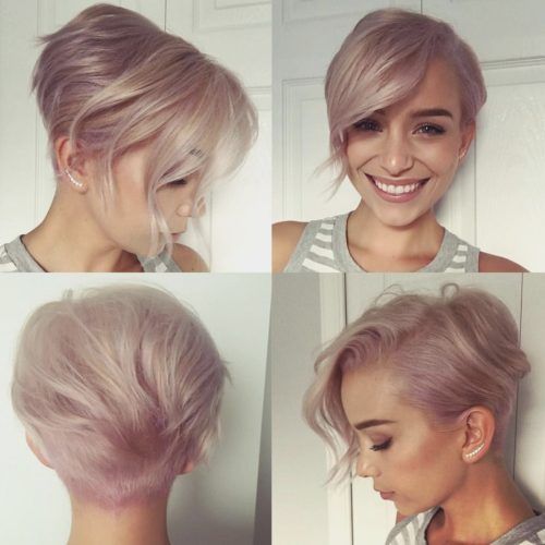 Rose Gold Pixie Hairstyles (Photo 10 of 20)