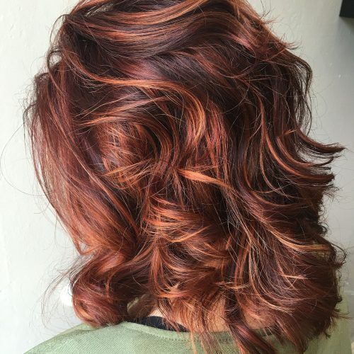 Burnt Orange Bob Hairstyles With Highlights (Photo 5 of 20)