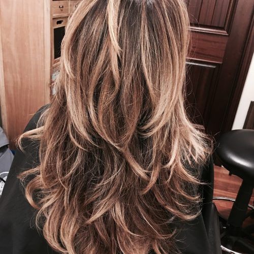Brown And Dark Blonde Layers Hairstyles (Photo 16 of 20)