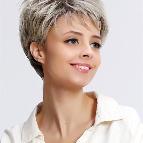 Messy Salt And Pepper Pixie Hairstyles (Photo 17 of 20)