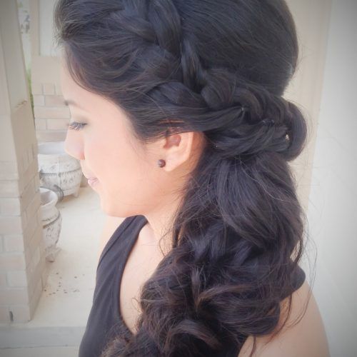 Wedding Hairstyles With Side Ponytail Braid (Photo 9 of 15)