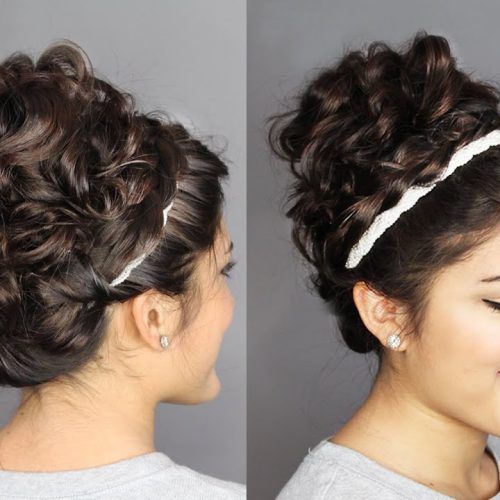 Braided Headband Hairstyles For Curly Hair (Photo 13 of 20)