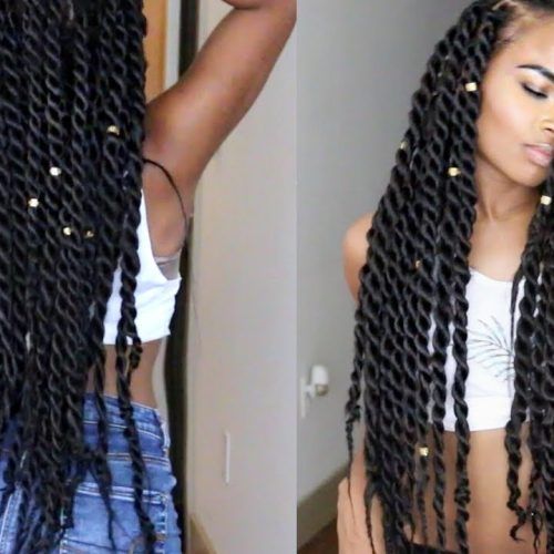 Rope Twist Hairstyles With Straight Hair (Photo 20 of 20)