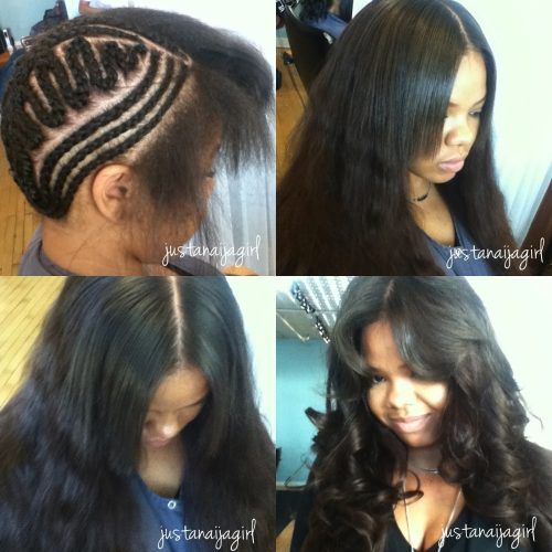 Sew In Updo Hairstyles (Photo 12 of 15)