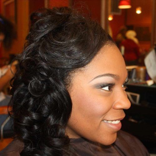 Sew In Updo Hairstyles (Photo 7 of 15)