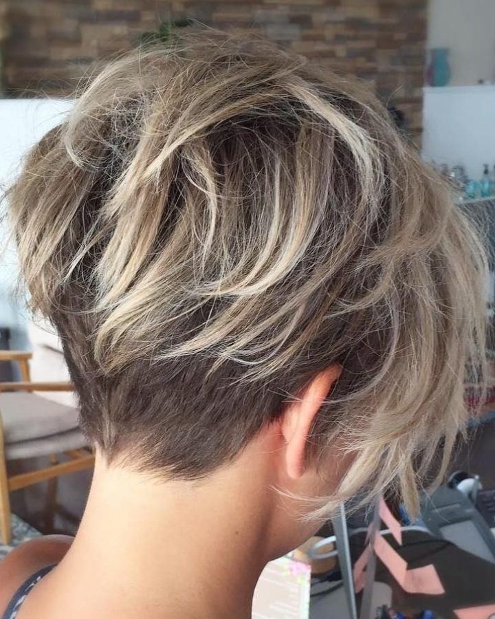 Feathered Pixie with Balayage Highlights