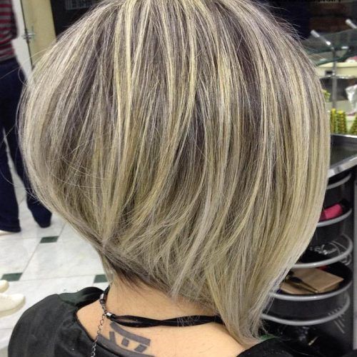 Balayage For Short Stacked Bob Hairstyles (Photo 10 of 20)