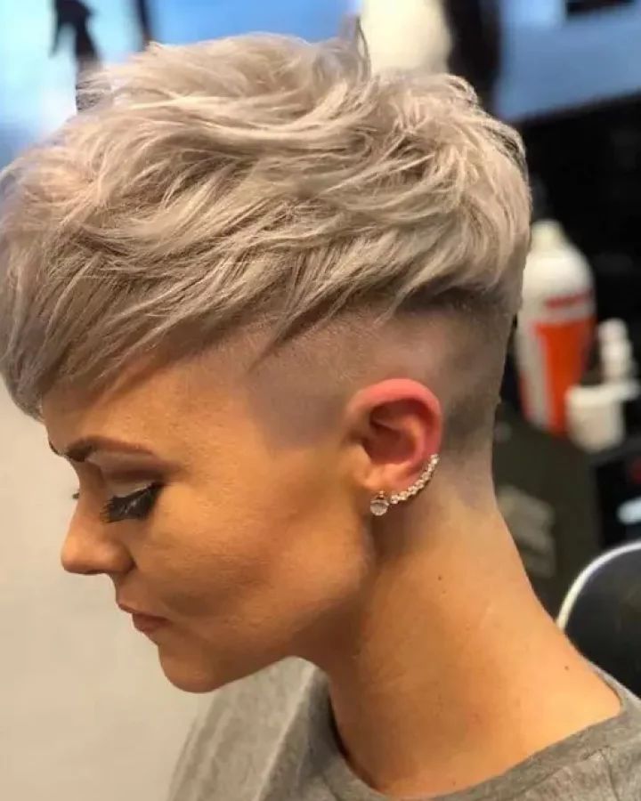 20 Best Ideas Short Women Hairstyles with Shaved Sides
