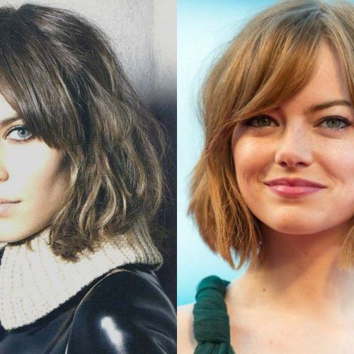 Shaggy Bob Hairstyles With Curtain Bangs (Photo 17 of 20)