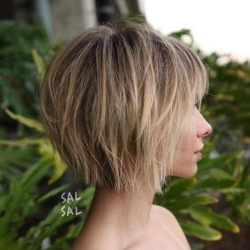 Shaggy Bob Hairstyles With Soft Blunt Bangs (Photo 9 of 20)