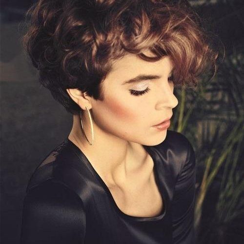 Short Hairstyles For Ladies With Curly Hair (Photo 13 of 15)