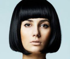 2024 Popular Straight Bob Hairstyles with Bangs