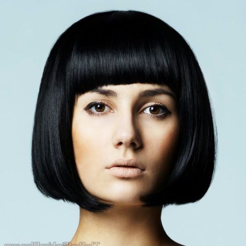 Straight Bob Hairstyles With Bangs (Photo 1 of 20)