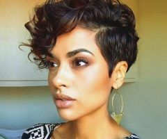 20 Best Collection of Pixie Haircuts with Curly Hair