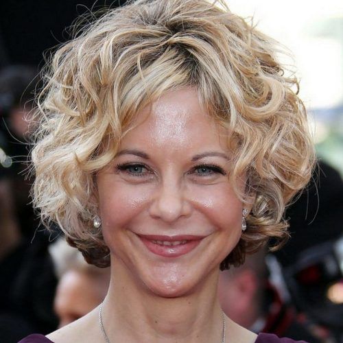 Medium Haircuts For Older Women With Curly Hair (Photo 1 of 20)