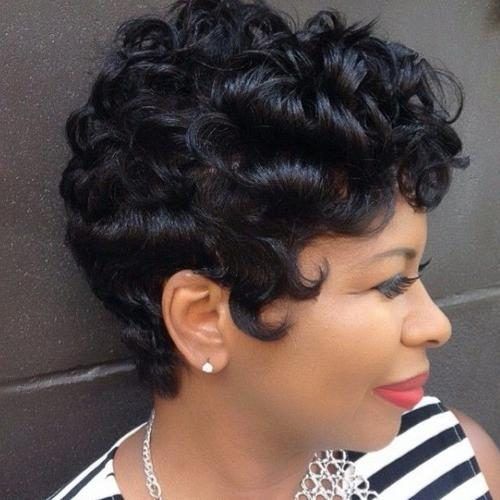 Curly Short Hairstyles For Black Women (Photo 15 of 20)
