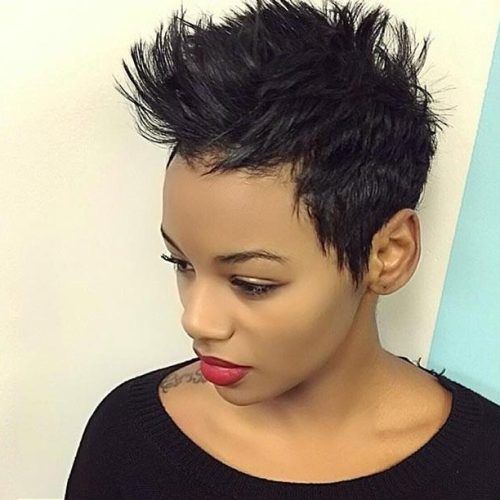 Edgy Short Haircuts For Black Women (Photo 5 of 20)
