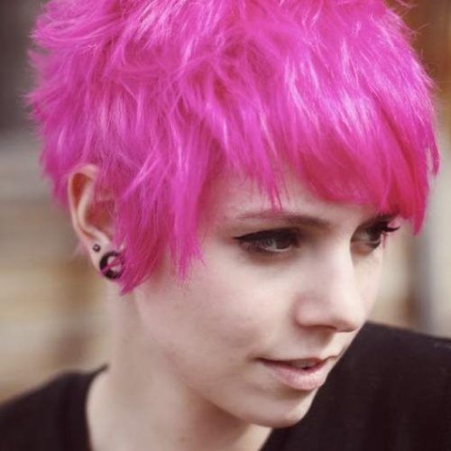 Pink Short Pixie Haircuts (Photo 5 of 20)