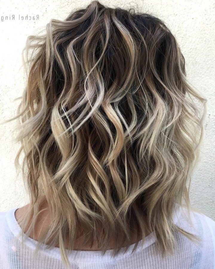 20 Collection of Messy Shag with Balayage