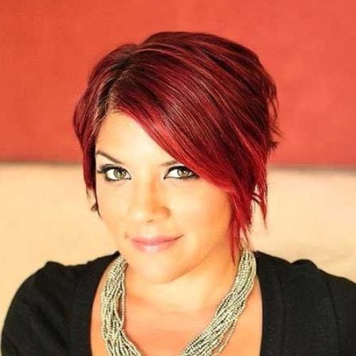 Short Haircuts With Red Color (Photo 12 of 20)