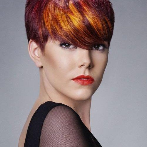 Short Haircuts With Red Color (Photo 6 of 20)