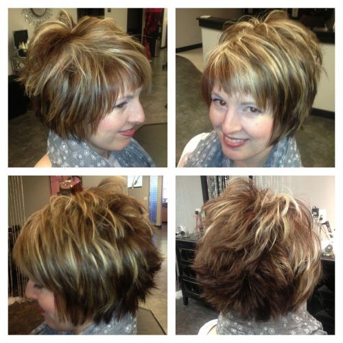 Messy Pixie Hairstyles With Chunky Highlights (Photo 8 of 20)